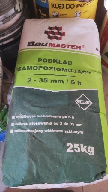 25kg podkład samopoziomujący BauMaster