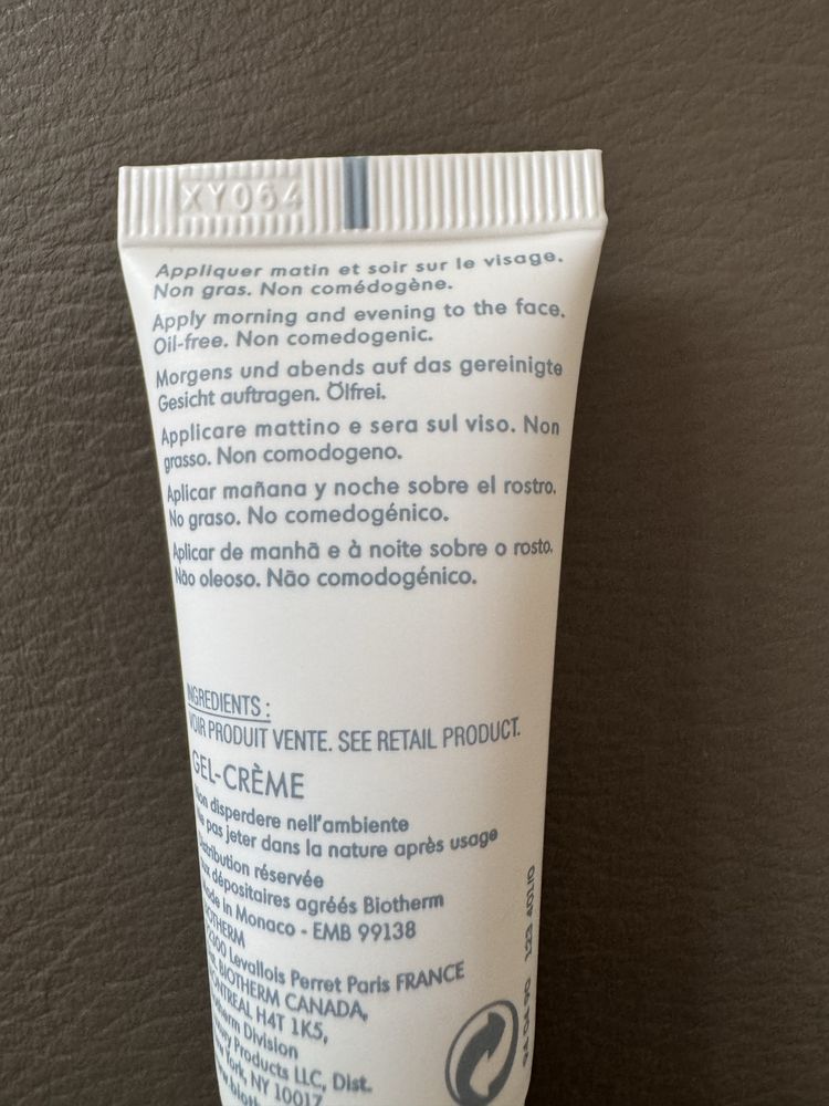 Biotherm Acnopur krem nawilzający 15 ml do twarzy+10 ml Fluid