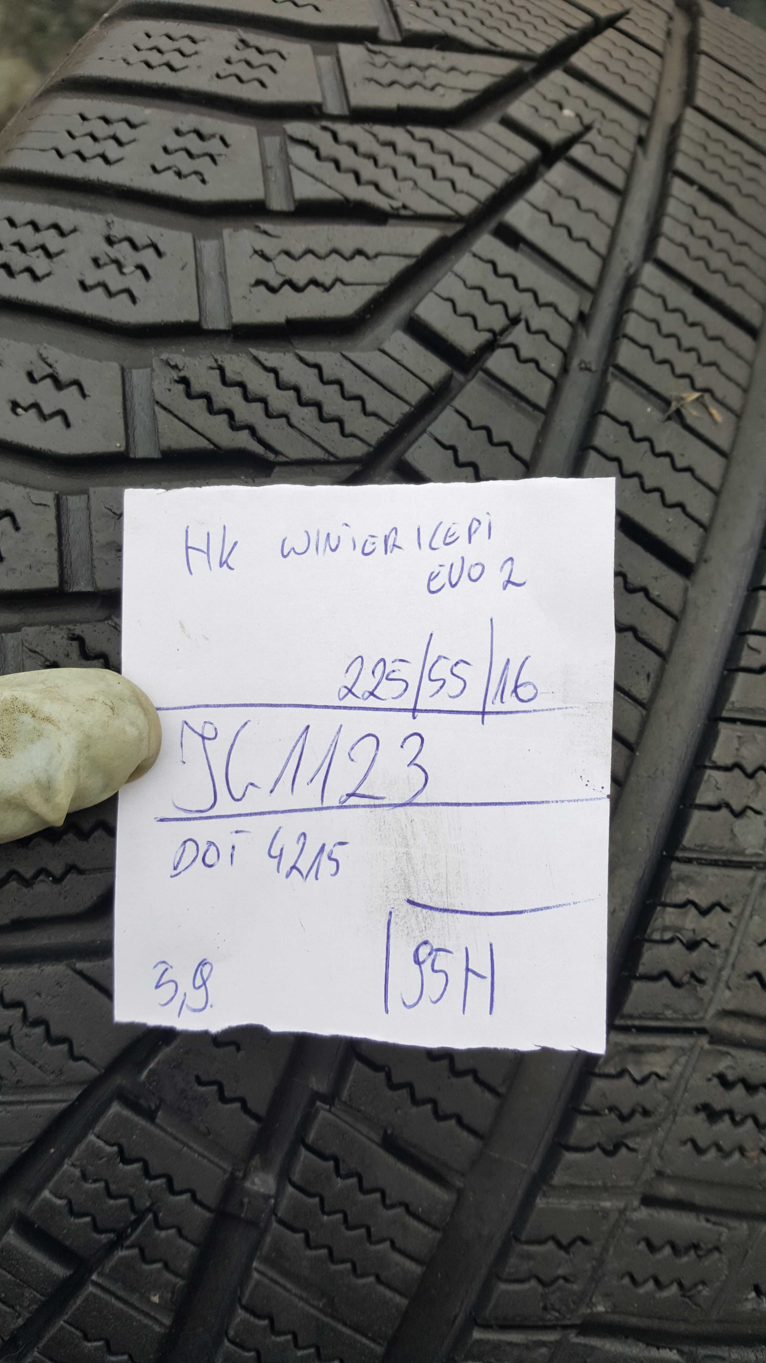 Hankook 225/55 r16 Winter I*Cept EVO2 /// 6mm!!! wysyłka GRATIS