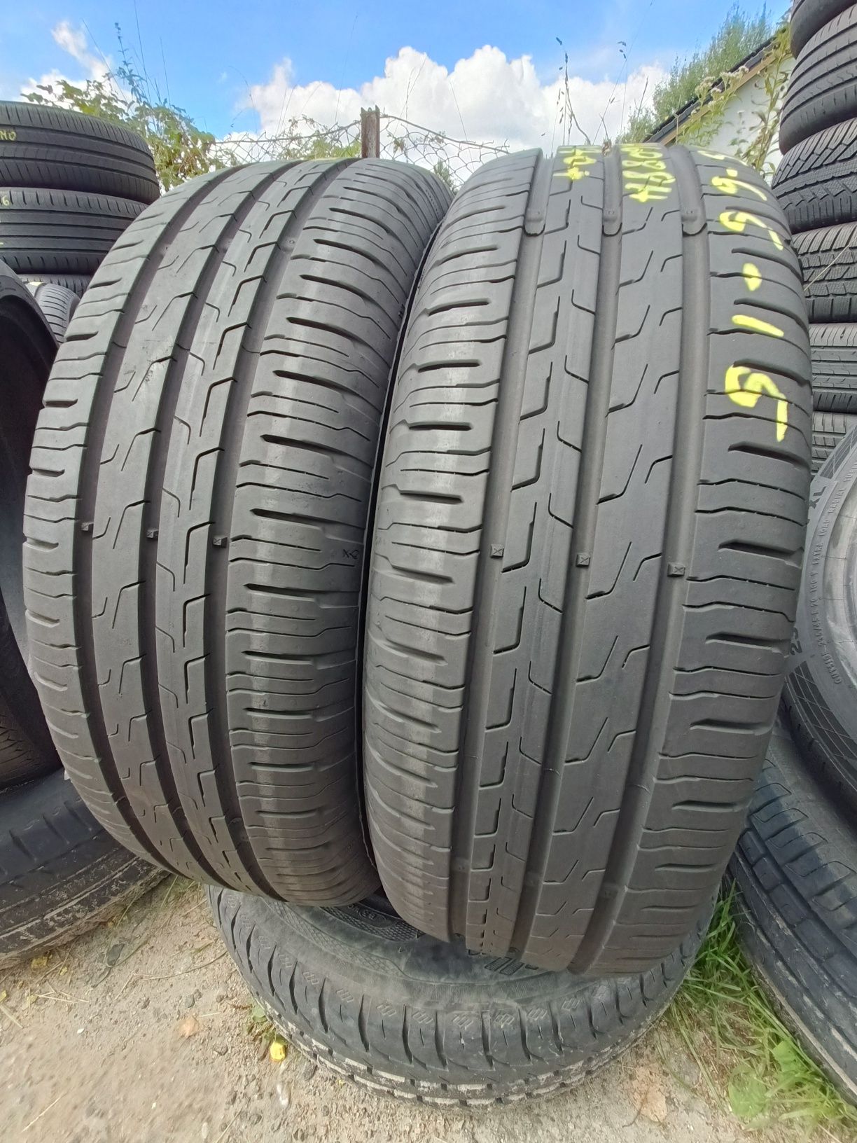 185/65r15 Continental EcoContact 6 z 2021r 6mm jak nowe