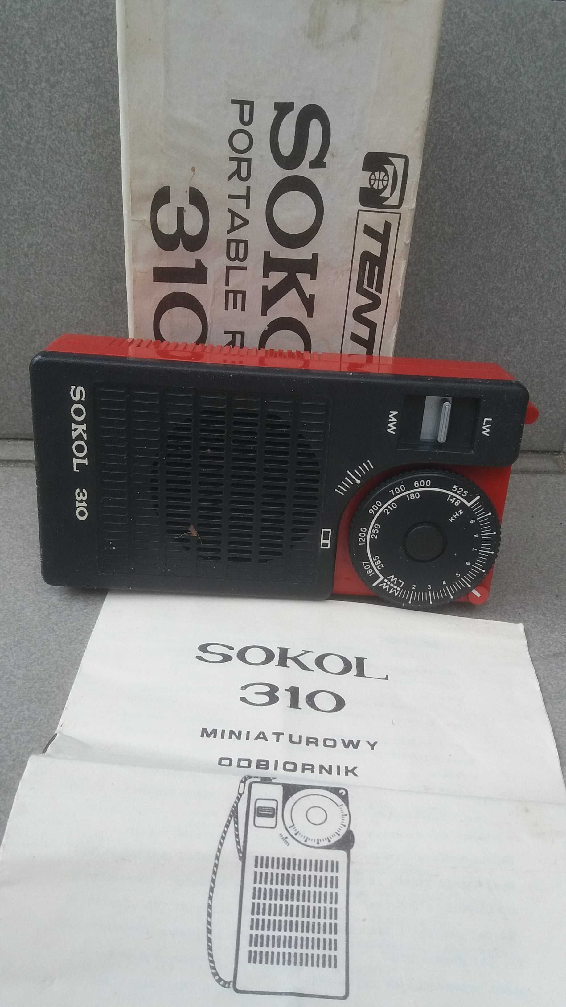 Radyjko SOKOL 310 - fabryczne opakowanie,instrukcja