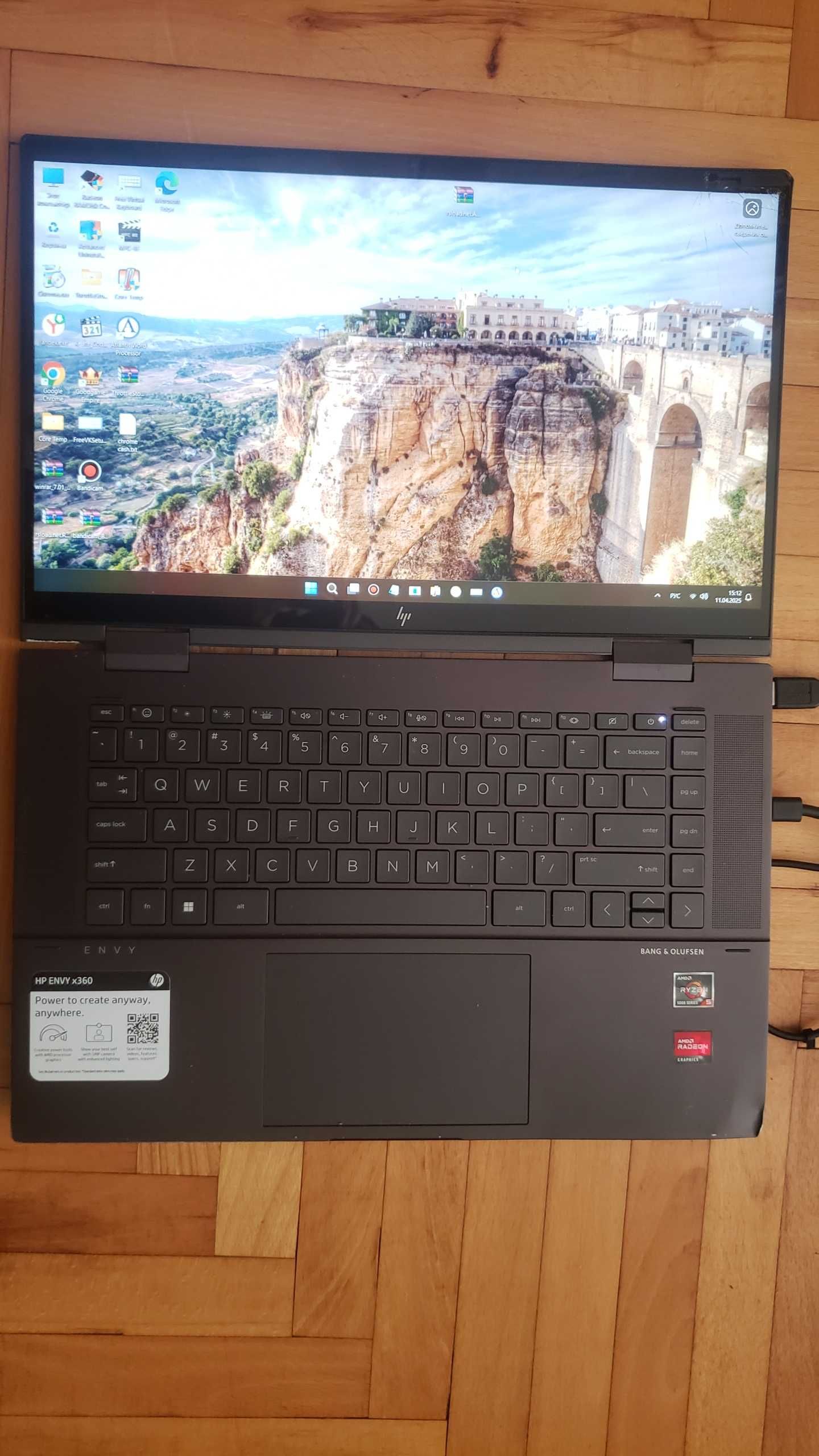 Ігровий Ноутбук Hp envy x360 2 in 1 Ryzen 5 5625U  6 ядер и 12 потоків