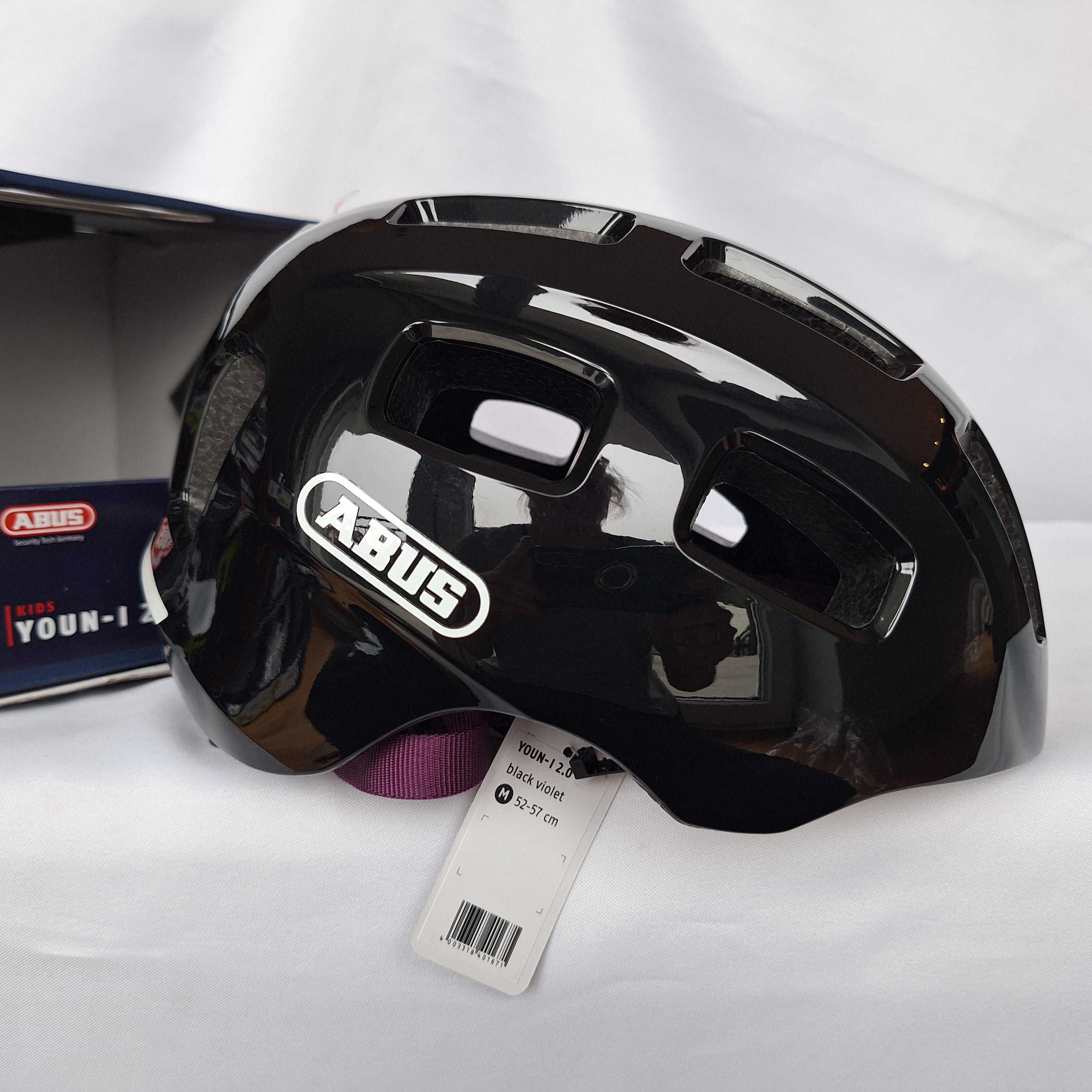 Kask rowerowy Abus Youn-I 2.0 LED Black Violet M 52-57cm