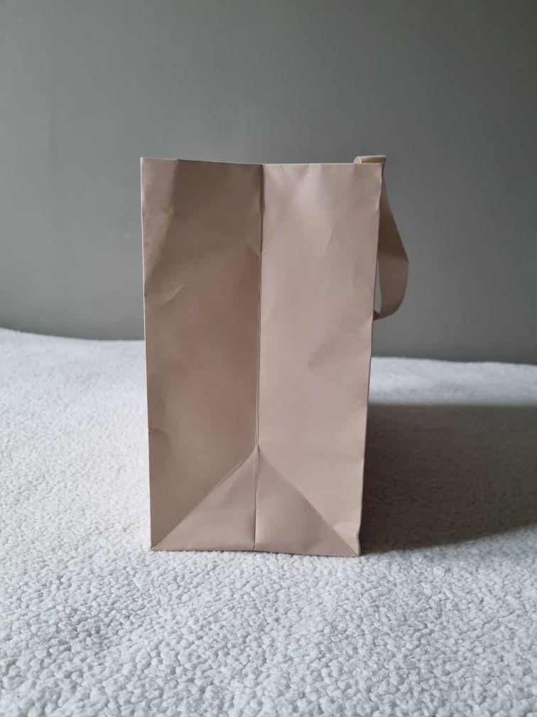 Duza Papierowa torba Apart  beżowa
