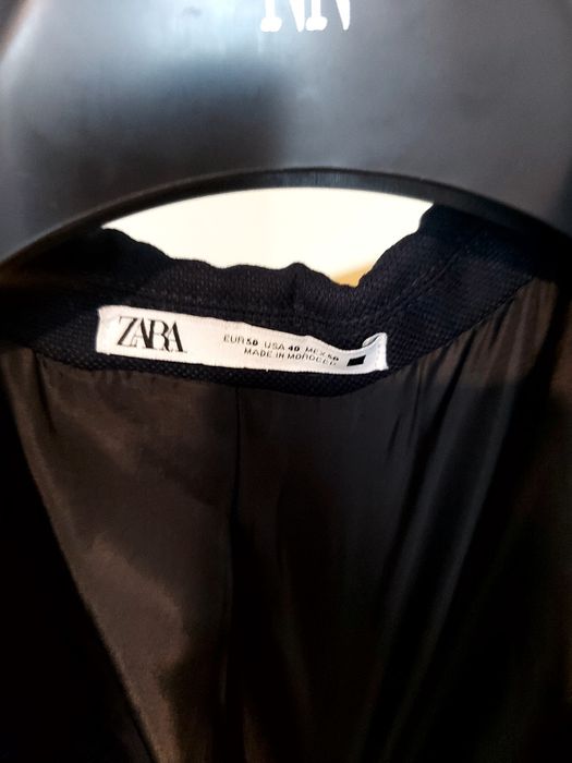 Marynarka męska młodzieżowa roz 50 roz S M granatowa Zara Man