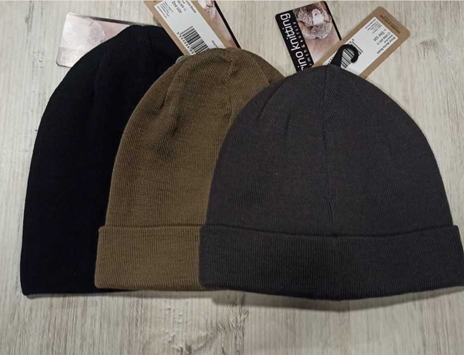 Шапка Helikon tex WINTER MERINO шерстяна з відворотом CZ-WMB-MW