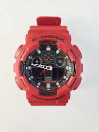 Zegarek Casio  czerwony G - Shock  GA - 100 B - 4 AER