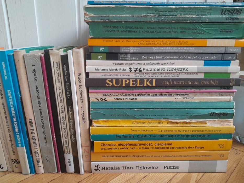 Zestaw książek pedagogika specjalna psychologia