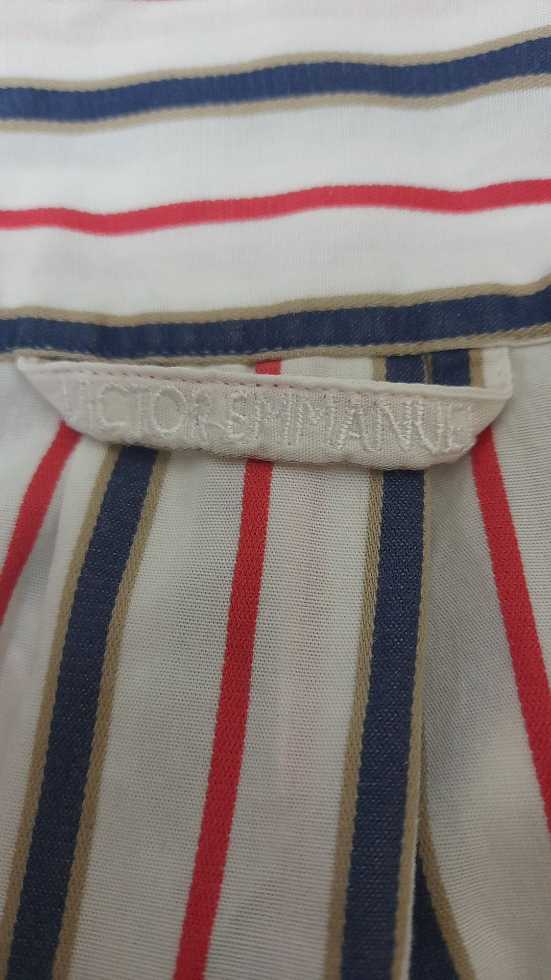 Camisa Victor Emmanuel Sport padrão riscas tamanho  L - Bom estado