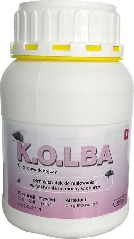 Środek, preparat owadobójczy na muchy KOLBA, koncentrat, 500 ml, Kerbl