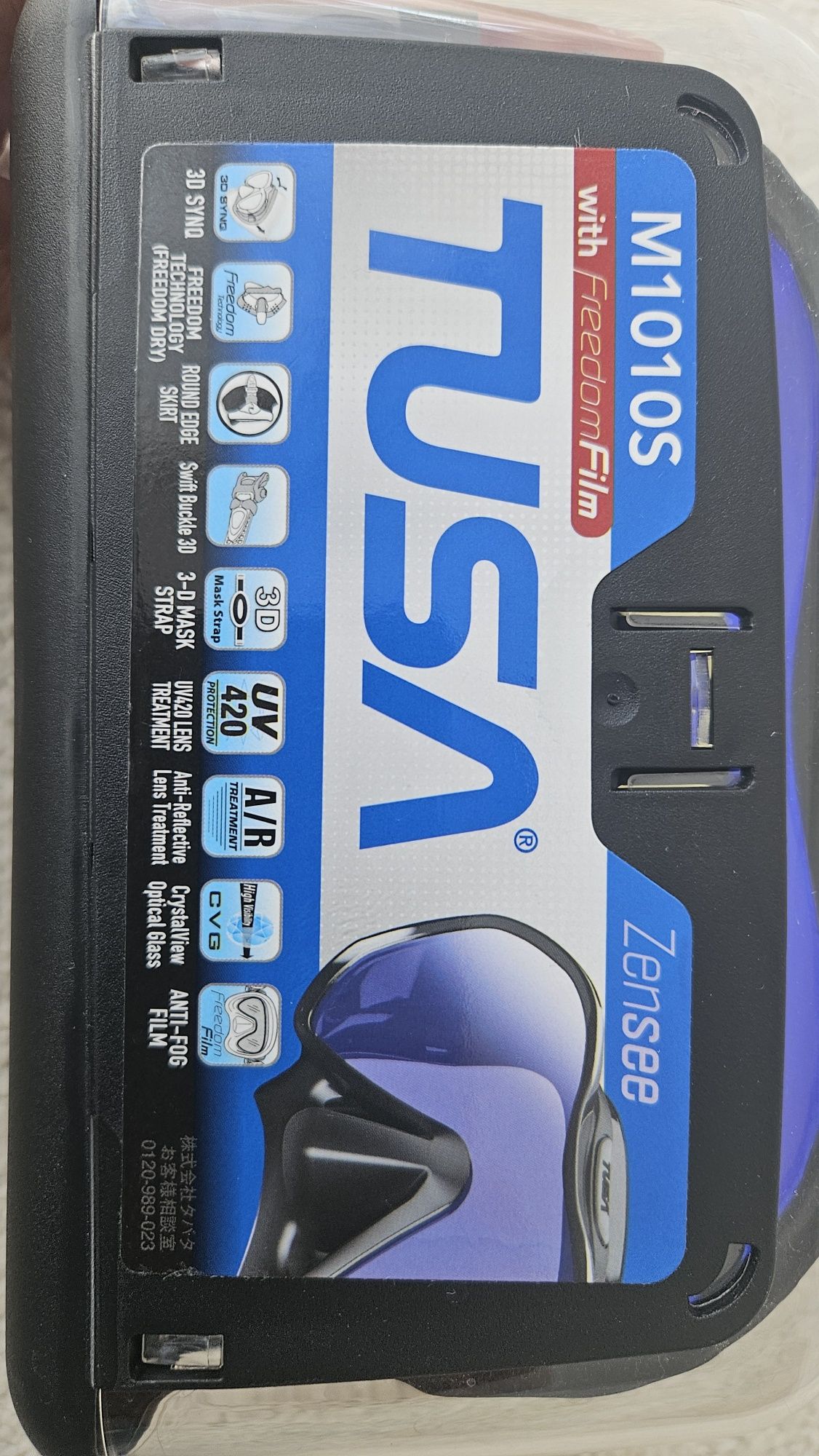 Maska do nurkowania Tusa zensee M1010S