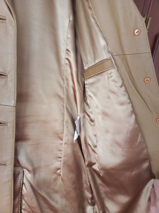 Casaco Cabedal Beje Mulher - S de Style