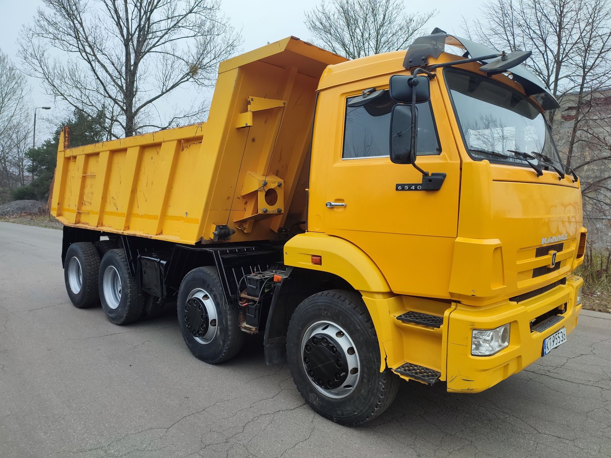 Kamaz 6540 8x4 wywrotka 2011 r przebieg 68000 km bdb stan kiper