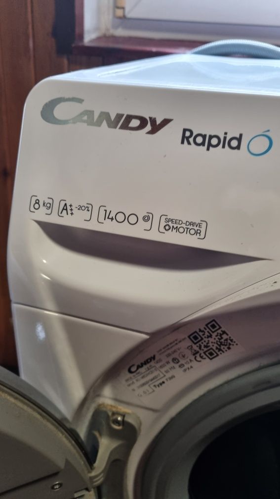Pralka Candy Rapido uszkodzona
