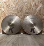 Pratos de Choque Zildjian K Custom Dark Hi Hats 14”