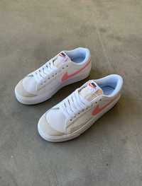 Кросівки Nike Blazer Low Platform Pink White 36-40