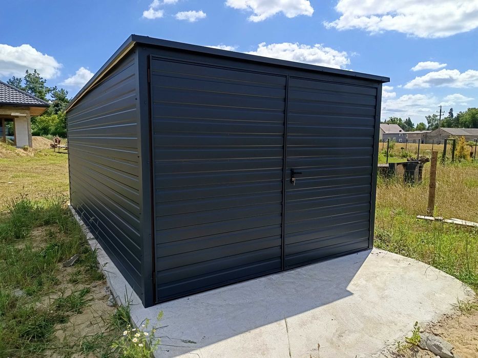 garaż blaszany 3x5 garaz blaszak garaże blaszaki 4x5 5x3 5x7 7x5 kolor