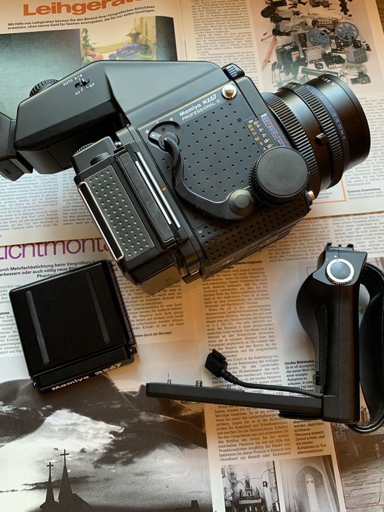 Mamiya RZ67 Pro II з об’єктивом Mamiya-Sekor Z 110mm f/2.8 нова камера