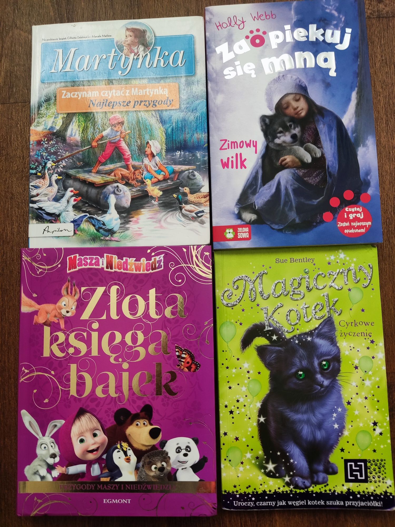 4 książeczki dla dzieci