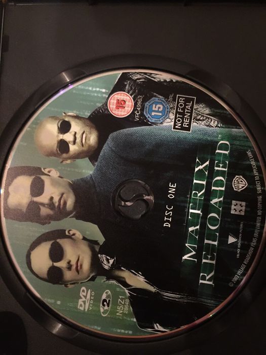 Filme DVD Matrix Reloaded