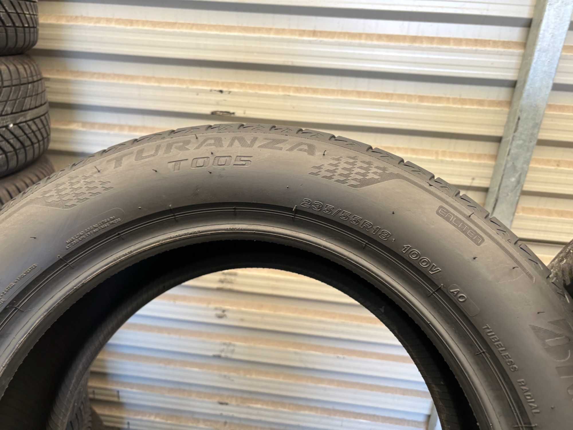 4szt letnie 235/55R18 Bridgestone 6,7mm 2023r świetny stan! L6184 gw