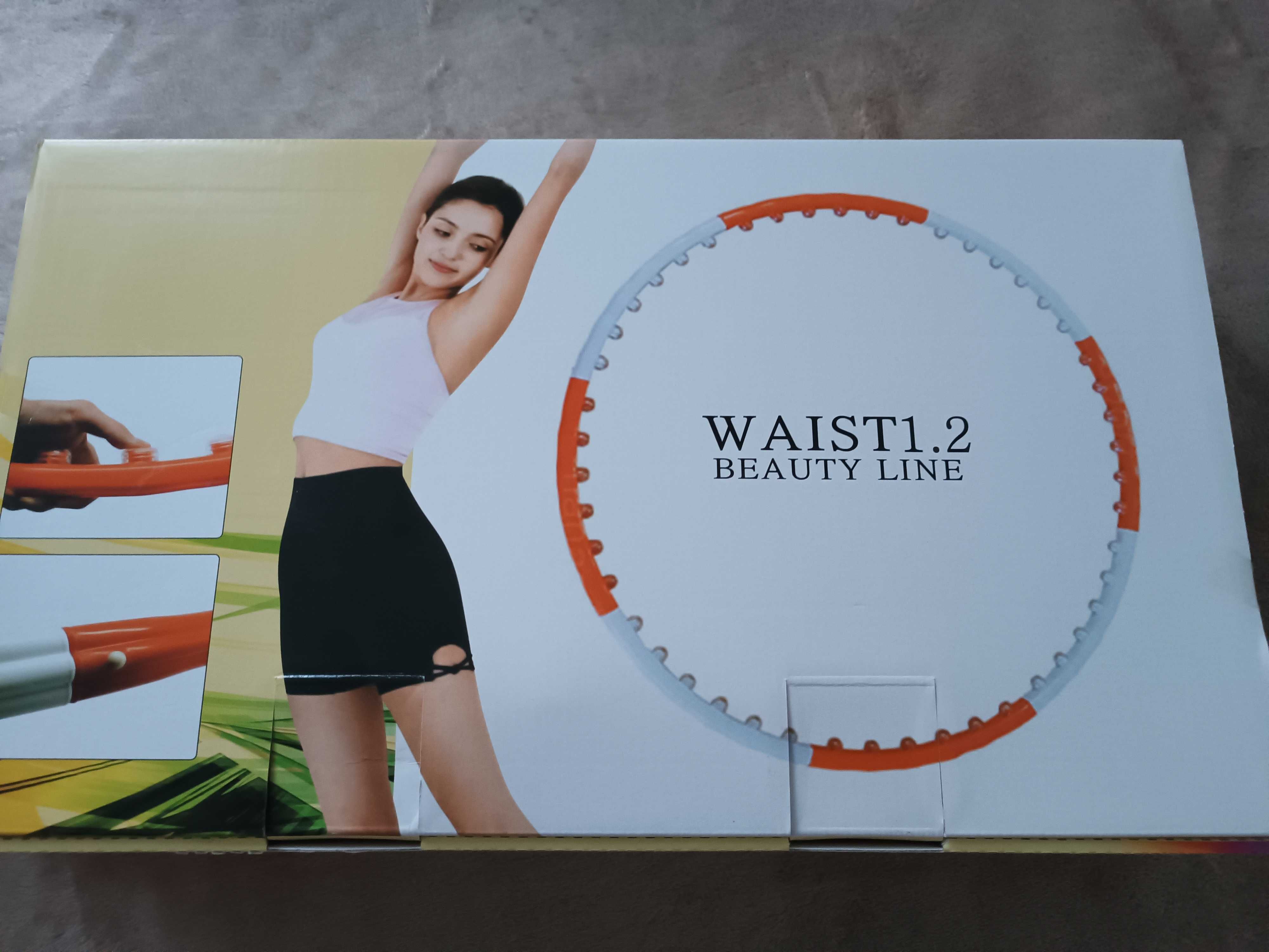 Hula Hop Naria Waist 1.2. Beauty Line - hula hoop z wypustkami