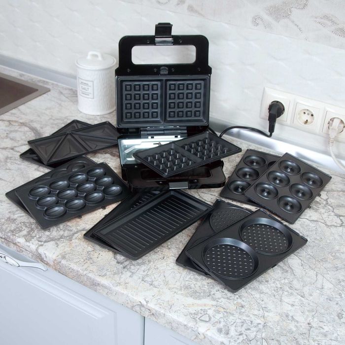 Вафельниця 6 в 1 2200 Вт Zepline ZP-812 зі знімними пластинами