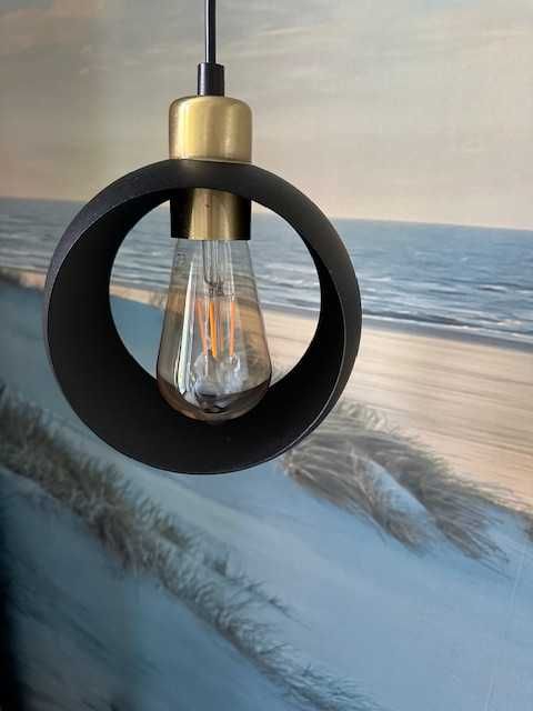 nowoczesne lampy wiszące 2 szt z ozdobnymi żarówkami