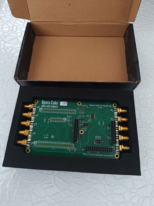 Плата перемикання антен Opera Cake 1-4 ГГц для HackRF One/Pro