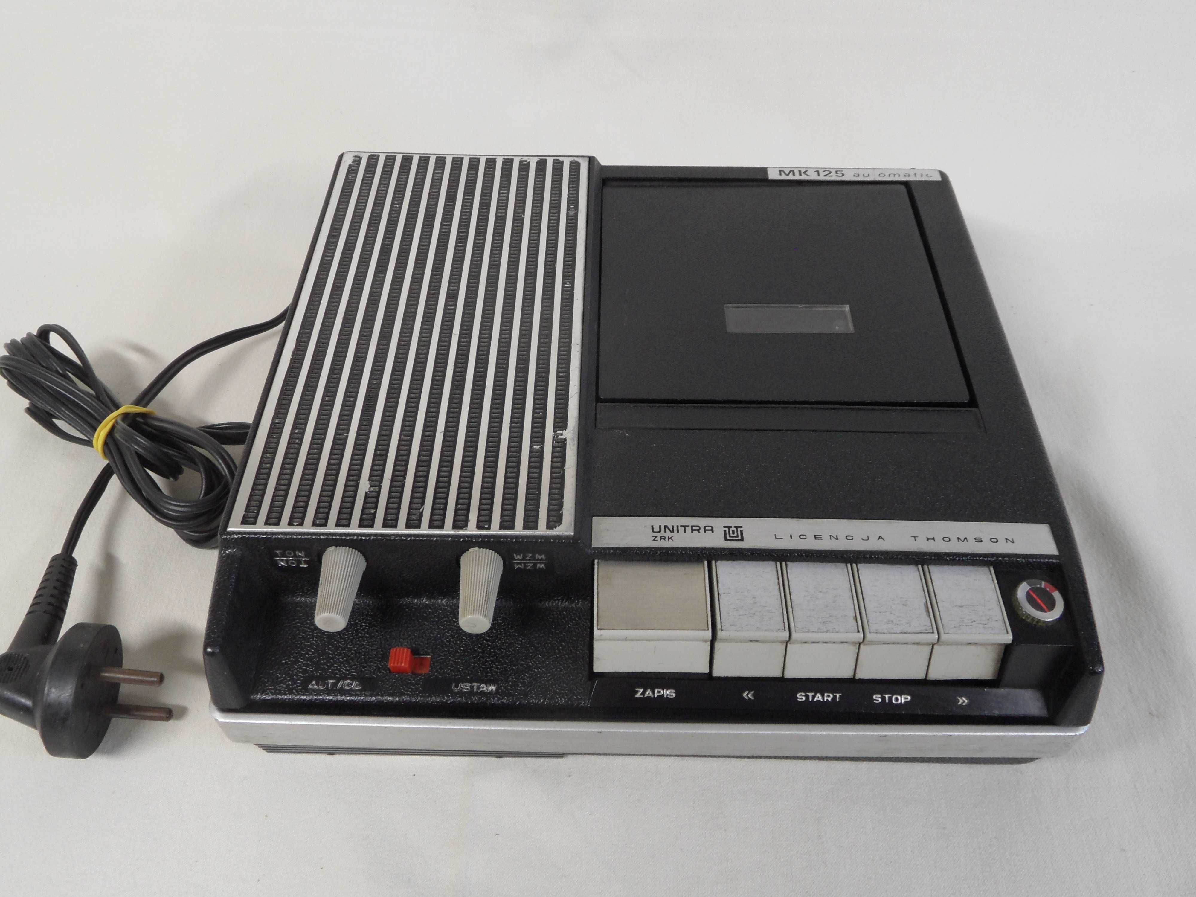 Magnetofon MK 125 automatic z mikrofonem
