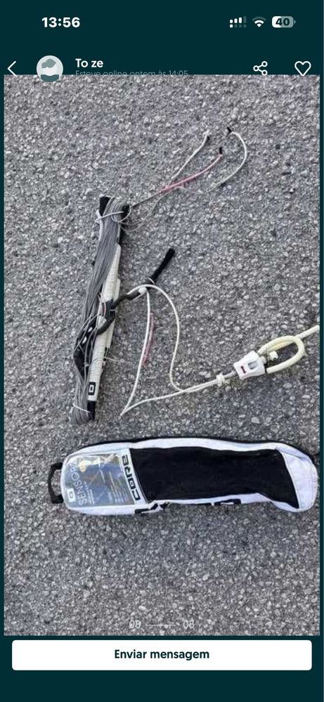 Kitesurf core XR6 12 m Com Barra Pro 2