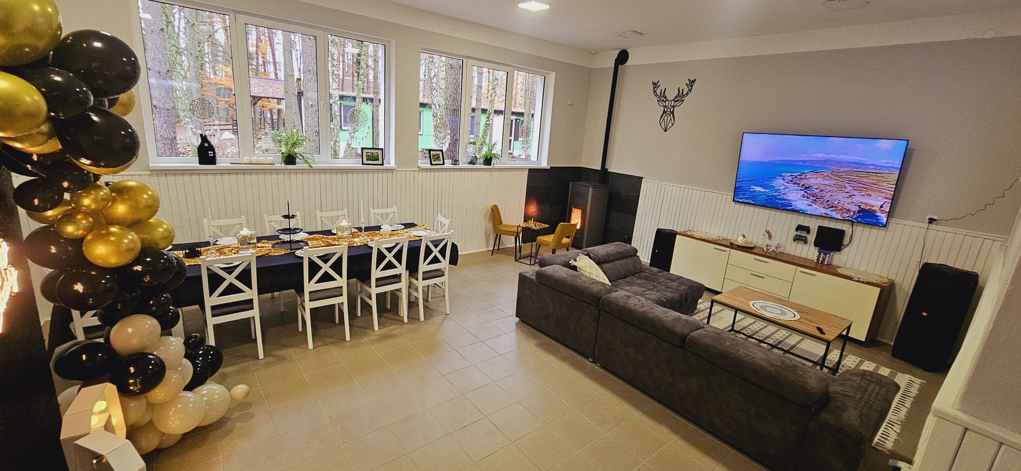 Domek nad jeziorem sauna jacuzzi balia panieński
