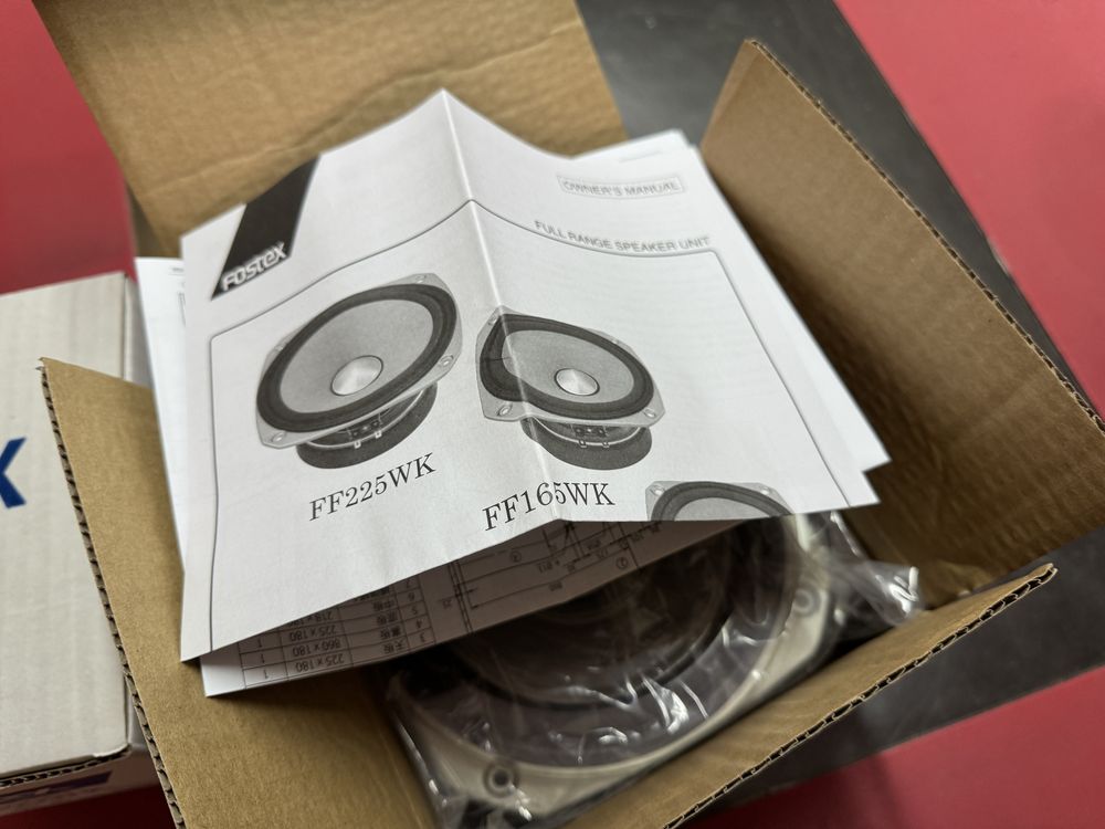 Głośniki pełnozakresowe FOSTEX FF165WK - Para (2 szt.)
