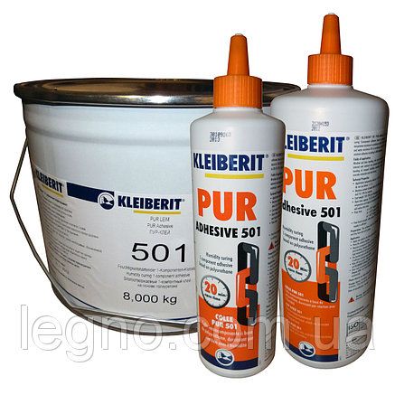 Клей ПУР Kleiberit 501.0 - 1кг, D4, полиуретановый, 1-комп., Германия