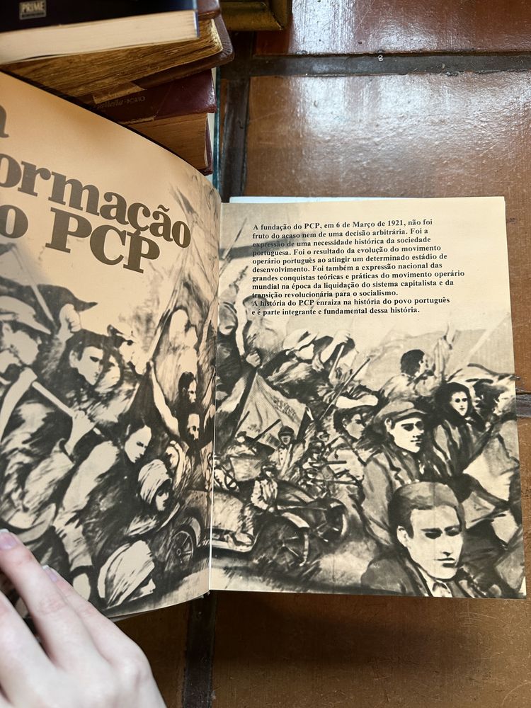 livro Partido Comunista Português - Anos de luta ao serviço do povo e pátria 1921 a 1981