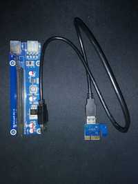 Райзера vinga pci_e 6 pin Blue