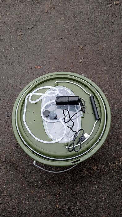 Канна для живца CARP ZOOM 7 литров (з компресором від Повербанка