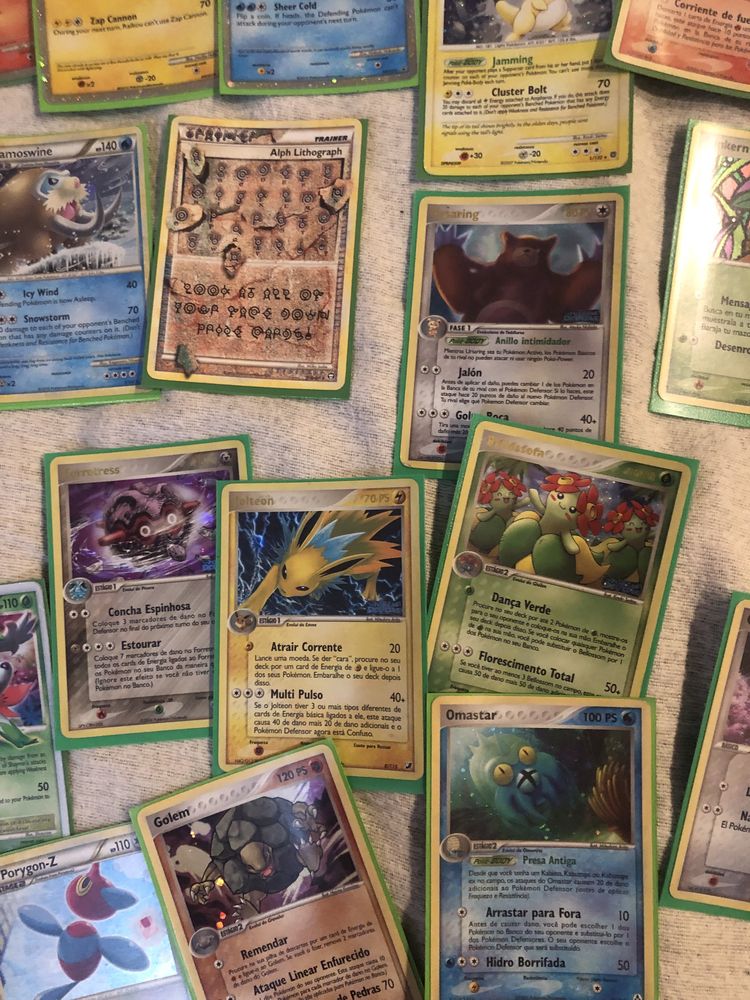 Diversas Cartas pokemon a venda