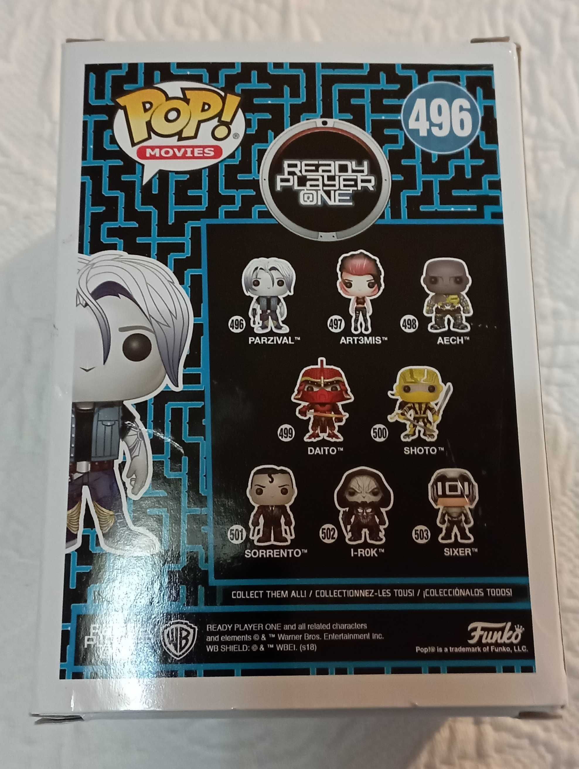 funko pop  parzival ready player one 496