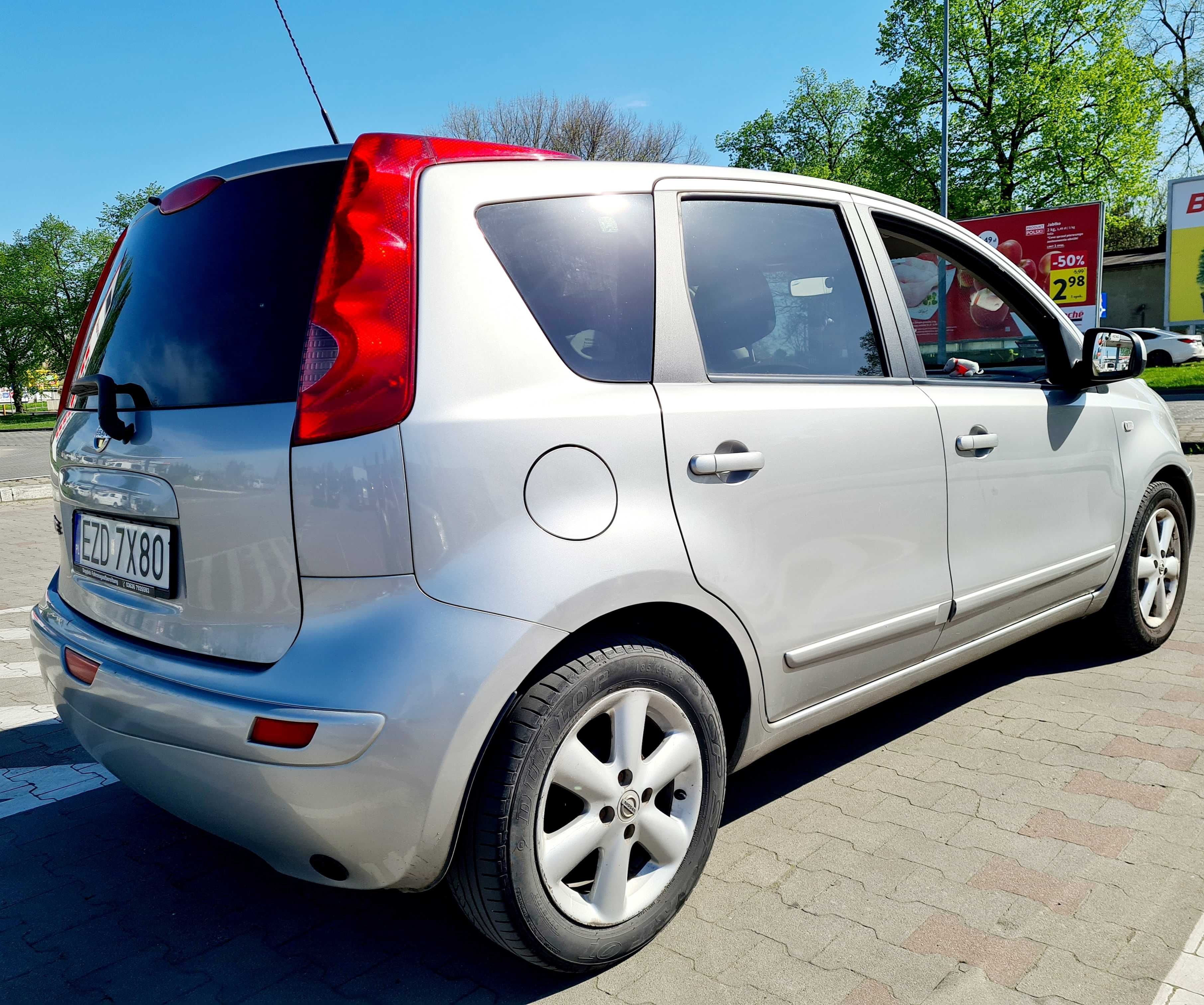 ładny zadbany NISSAN NOTE 2008r 1.4 + NOWY GAZ LPG długo OC PT klima