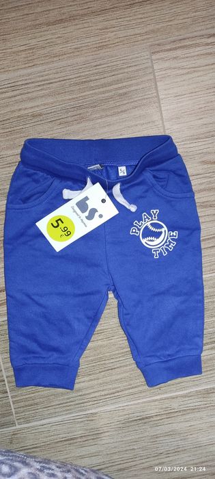 Calças novas 6/9m