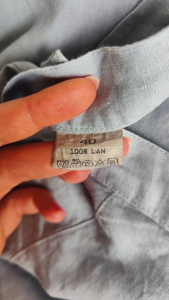 Spódnica 100% len na zakładkę