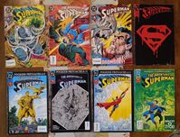 Komiks Superman x4 Doomsday i inne TM-semic, komplet, stan bdb