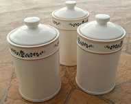 Pojemniki ceramiczne 3 szt.