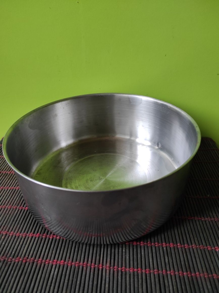 Тарелка глубокая, миска,  форма для выпекания из нержавеющей стали
