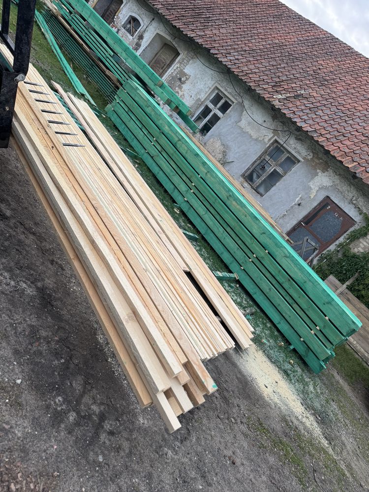 Wieźba dachowa, łaty, kontrłaty, deski itp