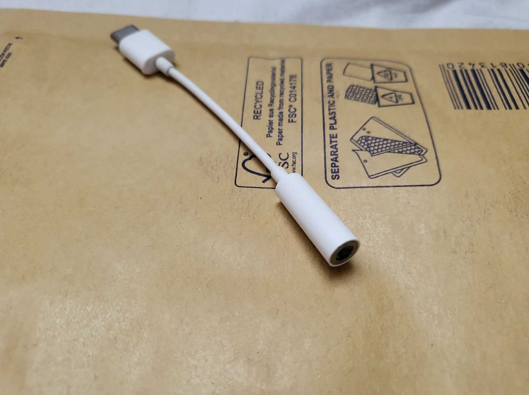 Przejściówka Adapter audio huawei xiaomi USB-C do mini jack 3,5mm