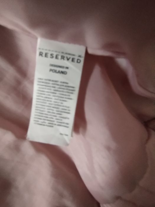 Kurtka dziewczęca wiosenna pudrowa