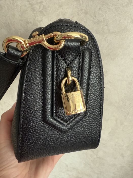 Нова жіноча сумка marc jacobs чорна шкіра