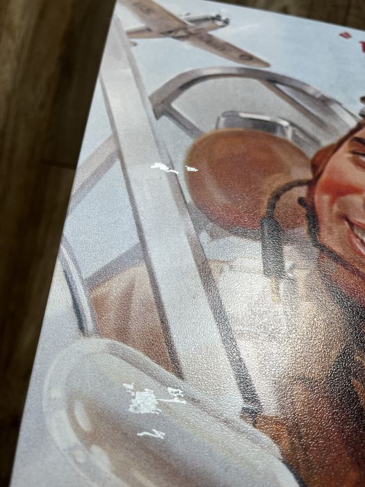 Metalowa tabliczka War Propaganda You Buy Em Well Fly Em